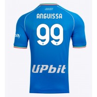 Camisa de time de futebol SSC Napoli Frank Anguissa #99 Replicas 1º Equipamento 2023-24 Manga Curta